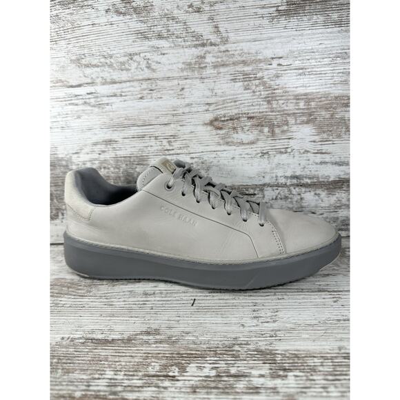 Men's Cole Haan GrandPro Topspin Dove/Silver Sleet Leather Sneakers Sz 8M EUC! - Picture 4 of 12